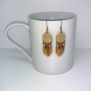NEW boutique dreamcatcher earrings